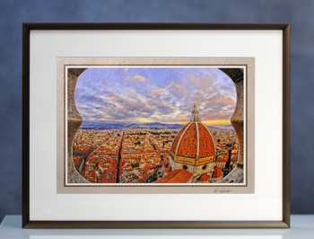 Front of the conservation frame at Old Town Photo