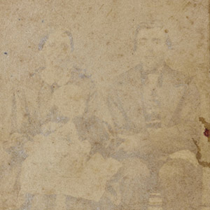 Samples of faded photo restoration by Old Town Alexandria Restoration Studio